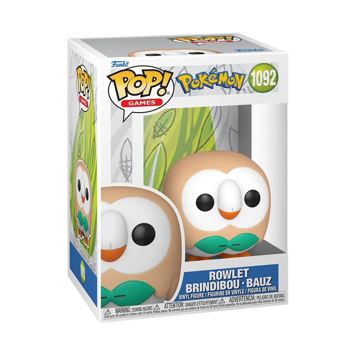 Funko Pop! Anime: Pokemon - Rowlet 1092