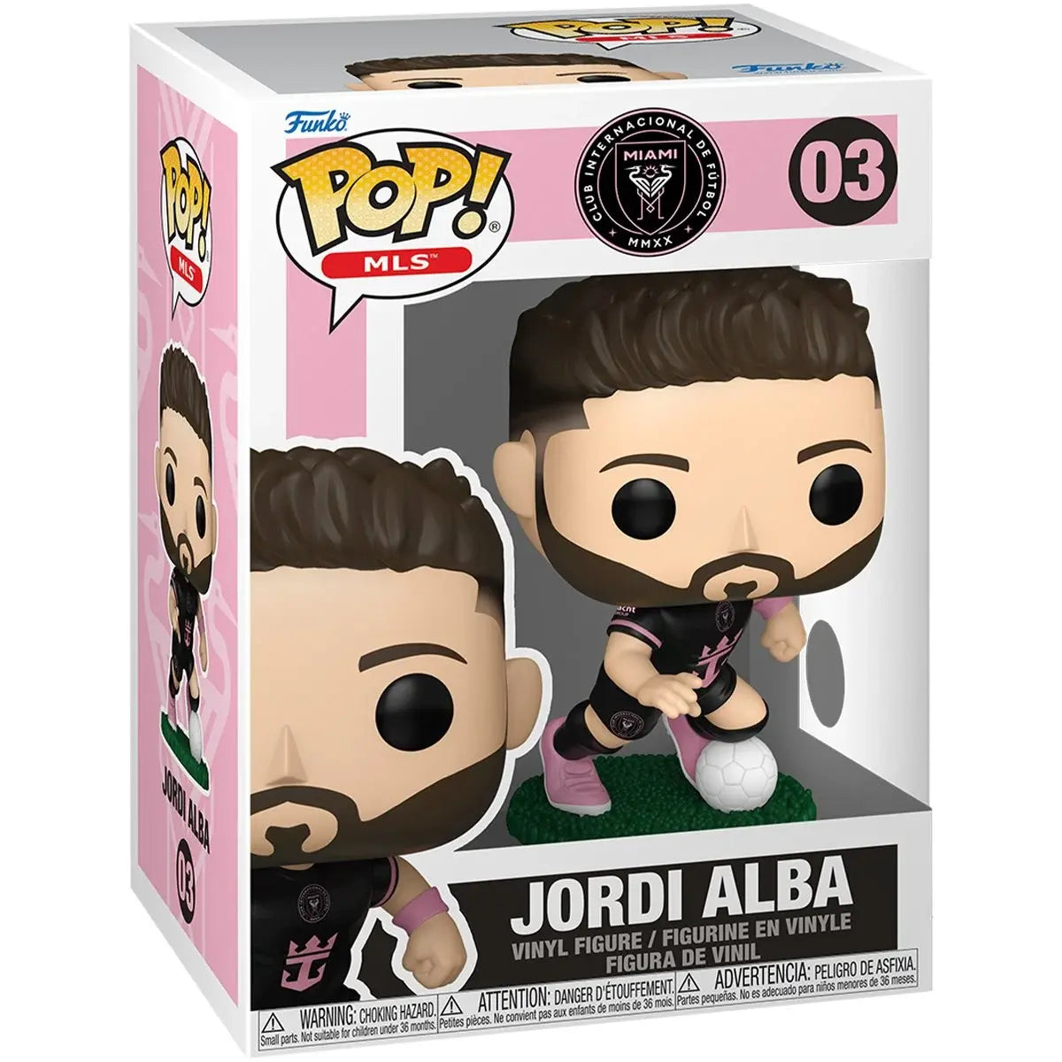 Funko Pop! Futbol | MLS: International Miami - Jordi Alba (Away) 03