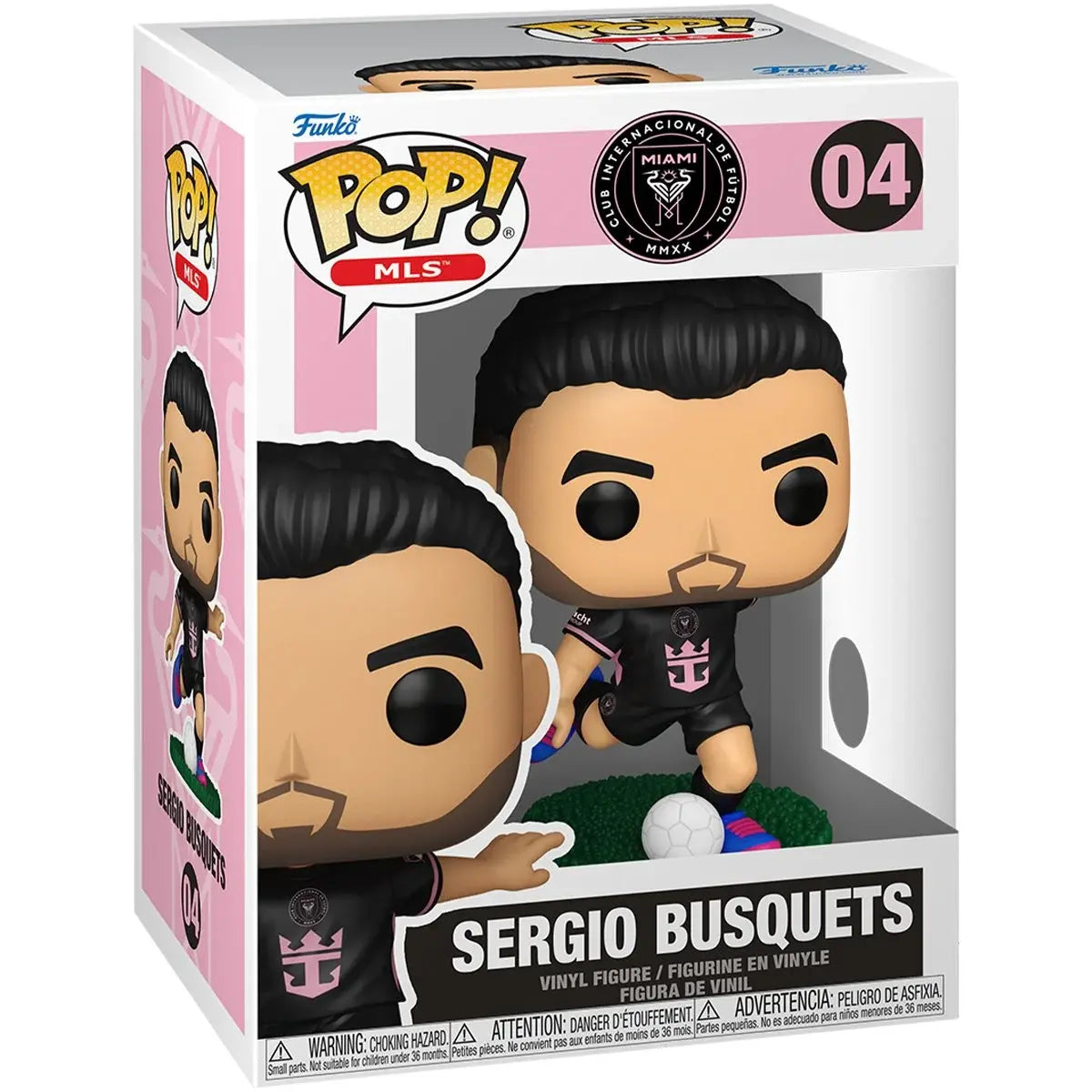 Funko Pop! Futbol | MLS: International Miami - Sergio Busquets (Away) 04