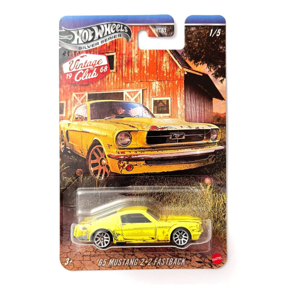 Hot Wheels: Silver Series | Vintage Club - '65 Mustang 2+2 Fastback