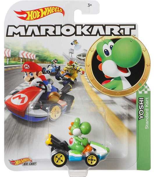 Hot Wheels: Die-Cast | Mario Kart - YOSHI, STANDARD KART