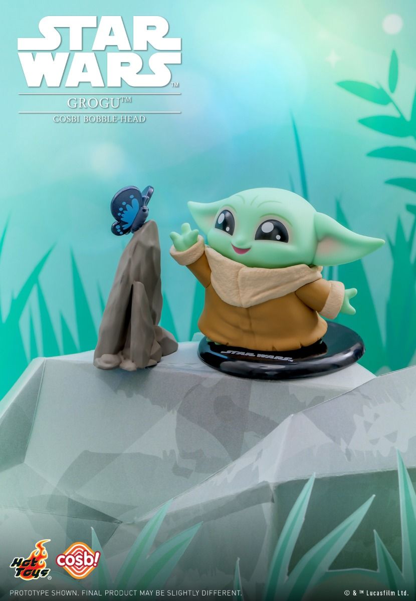 Hot Toys | Cosbi (Bobble Head) - Star Wars Grogu - Cutest in the Galaxy (Blind-Box Mini-Figure) x unidad