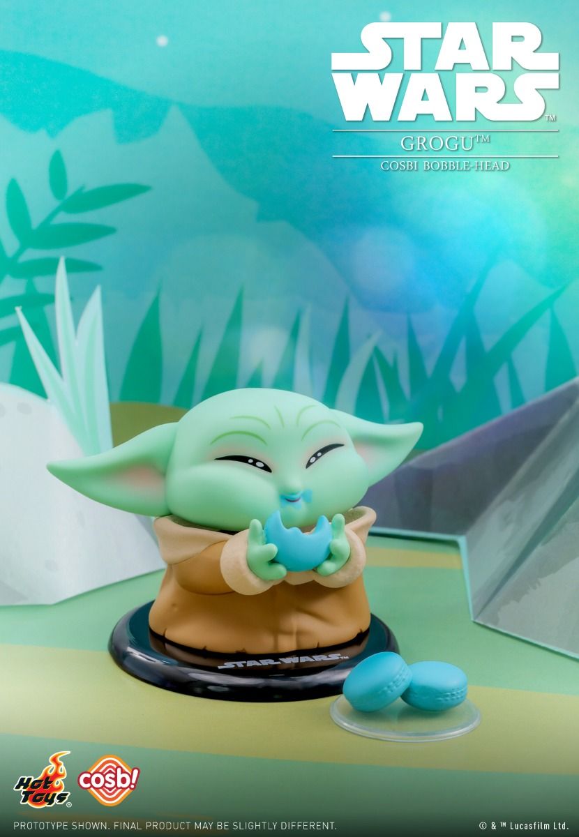 Hot Toys | Cosbi (Bobble Head) - Star Wars Grogu - Cutest in the Galaxy (Blind-Box Mini-Figure) x unidad