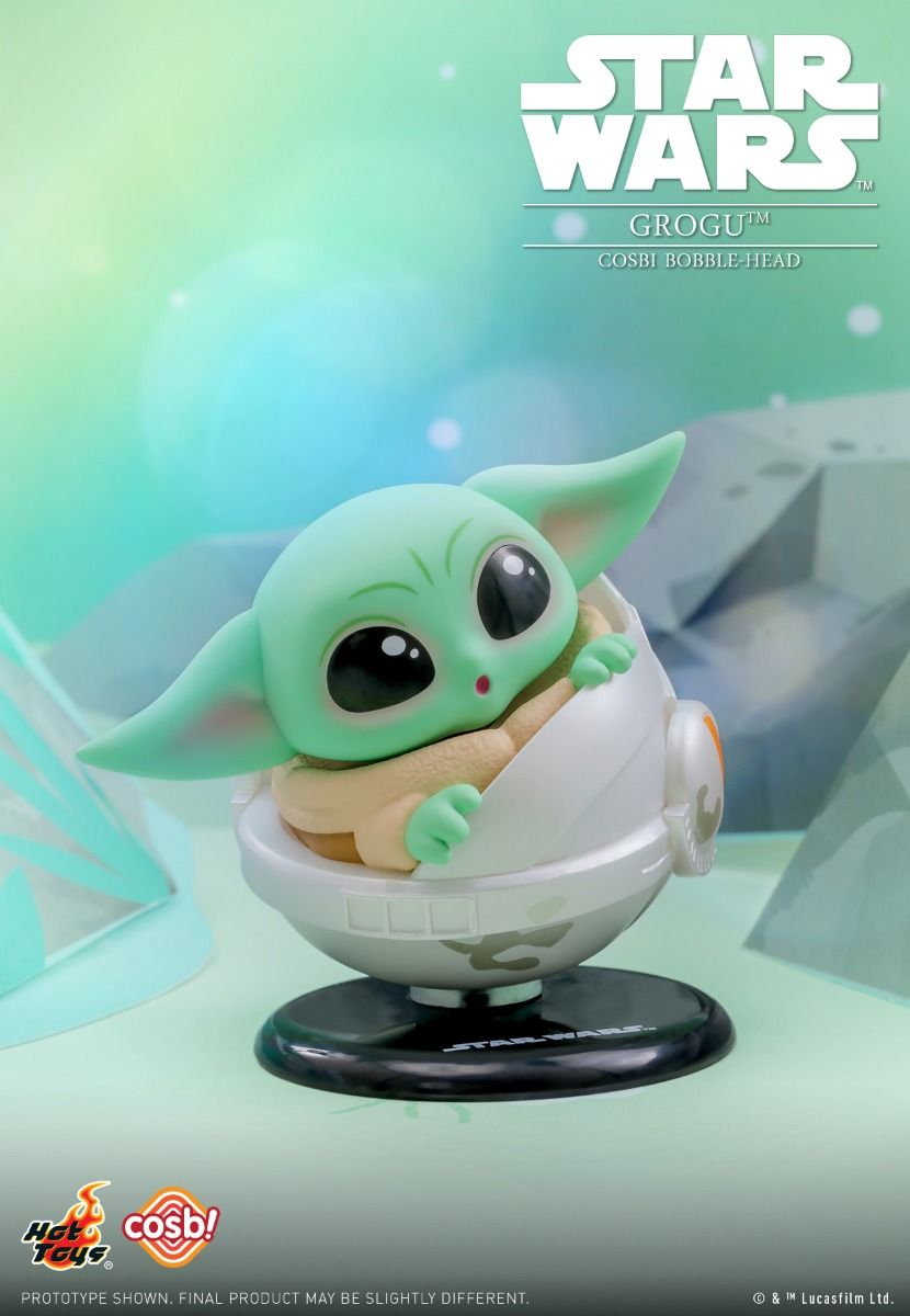 Hot Toys | Cosbi (Bobble Head) - Star Wars Grogu - Cutest in the Galaxy (Blind-Box Mini-Figure) x unidad