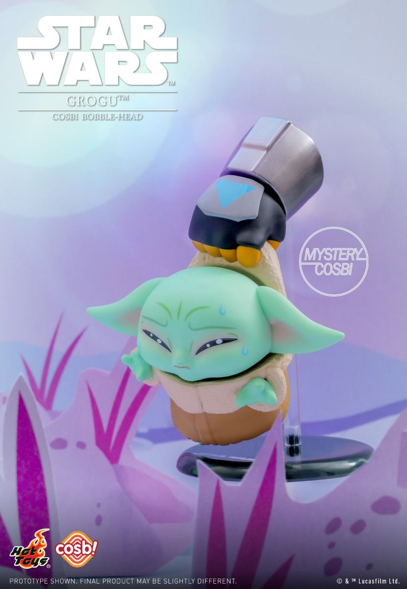 Hot Toys | Cosbi (Bobble Head) - Star Wars Grogu - Cutest in the Galaxy (Blind-Box Mini-Figure) x unidad