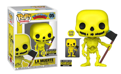 Funko Pop! Board Games: Loteria - La Muerte 05 (Glow in the Dark) - Entertaiment Earth Exclusive