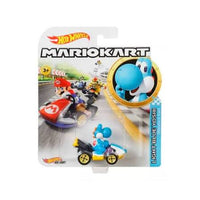 Hot Wheels: Die-Cast | Mario Kart - Light-Blue Yoshi Standard Kart