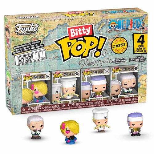 Funko Bitty Pop! Anime: One Piece - 4pack (Sanji)
