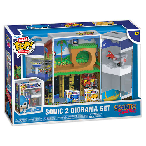 Funko Bitty Box! Playset: Sonic the Hedgehog - Sonic 2 Diorama Set