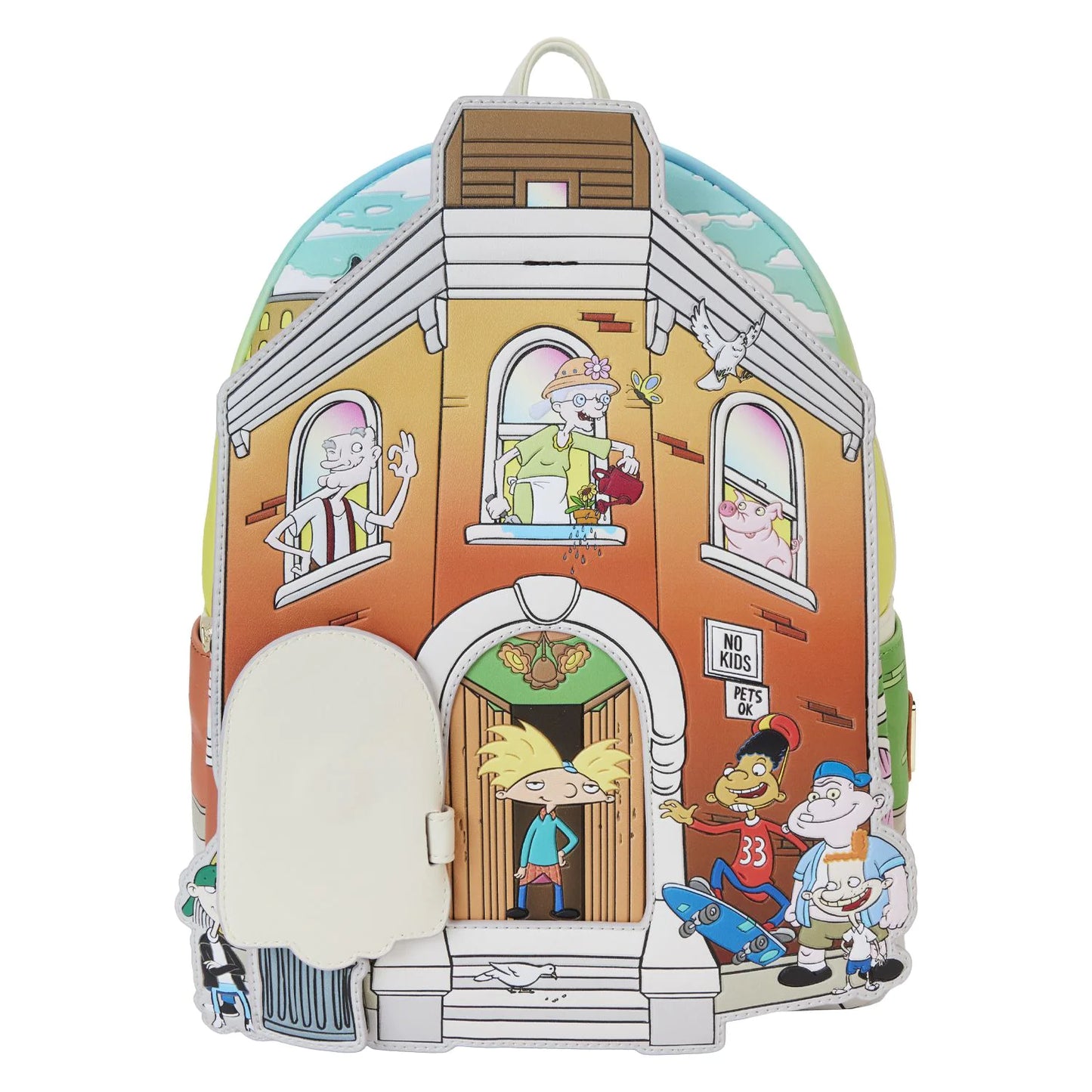 Mochila: Loungefly - Nickelodeon - Hey Arnold House (Mini Backpack)