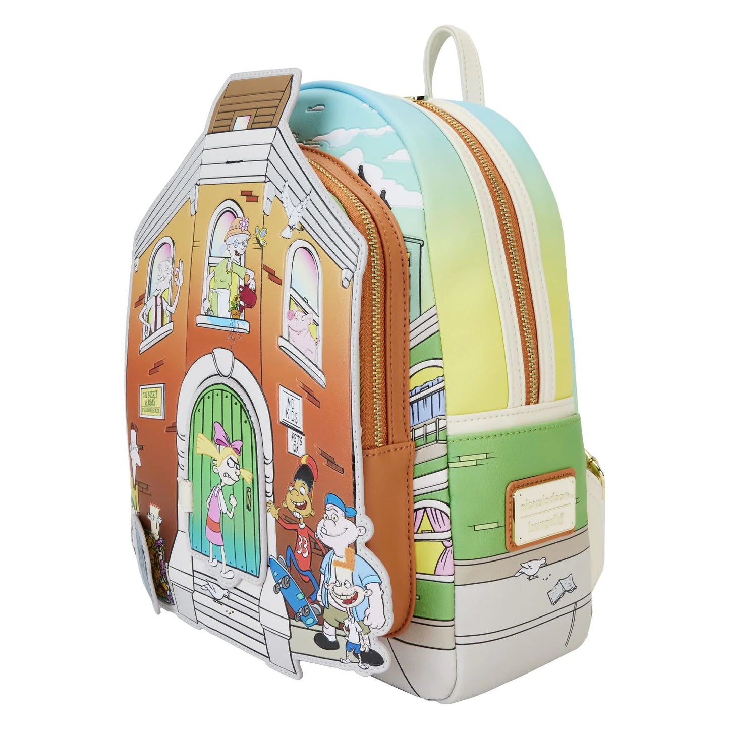 Mochila: Loungefly - Nickelodeon - Hey Arnold House (Mini Backpack)