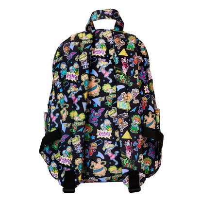 Loungefly: Nickelodeon - Retro Characters (Nylon Backpack) - Negro