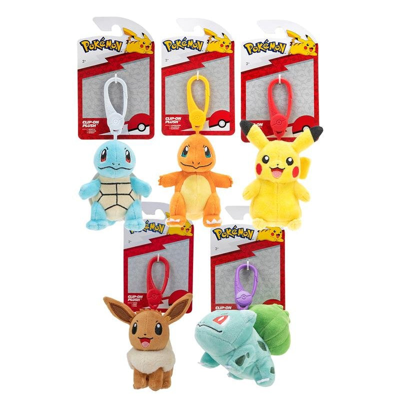 Jazwares: Clip-on Plush - Pokemon