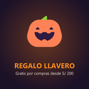 Regalo llavero de Halloween: gratis por compras desde S/ 200