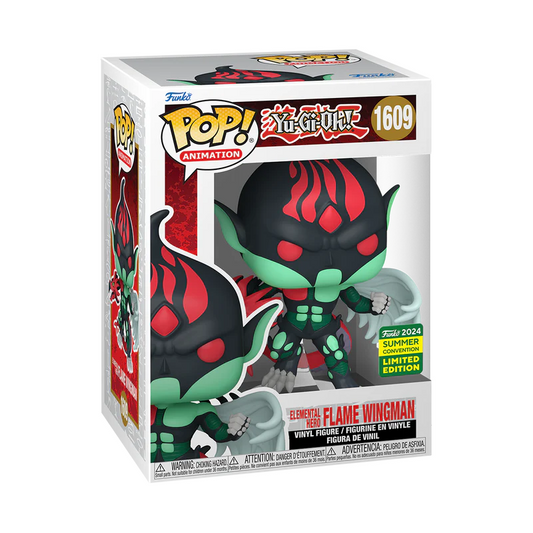 Funko Pop! Yu Gi Oh! - Elemental Hero Flame Wingman 1609 - Summer Convention 2024