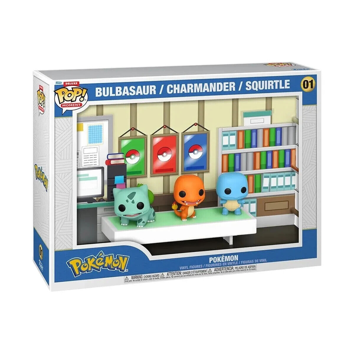 Funko Pop! Anime: Pokemon - BULBASAUR/CHARMANDER/SQUIRTLE 01 – Poptoons ...