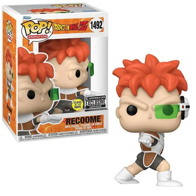 Funko Pop! Anime: Dragon Ball Z - Recoome 1492 - Entertainment Earth Exclusive (Glows in the Dark)