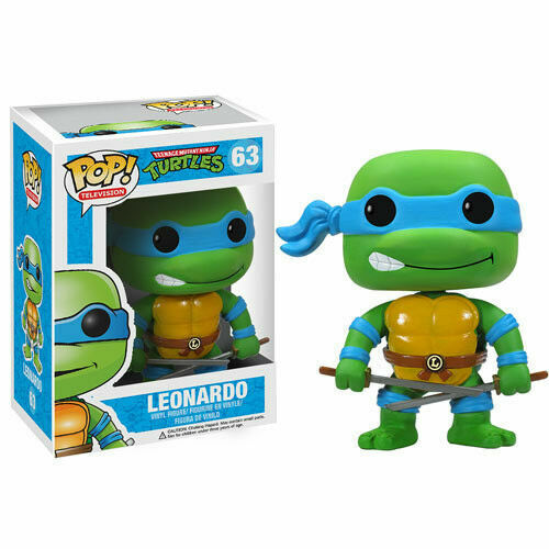 Funko Pop! Television: Teenage Mutant Ninja Turtles (Las Tortugas Ninjas) - Leonardo 63 (Vaulted)