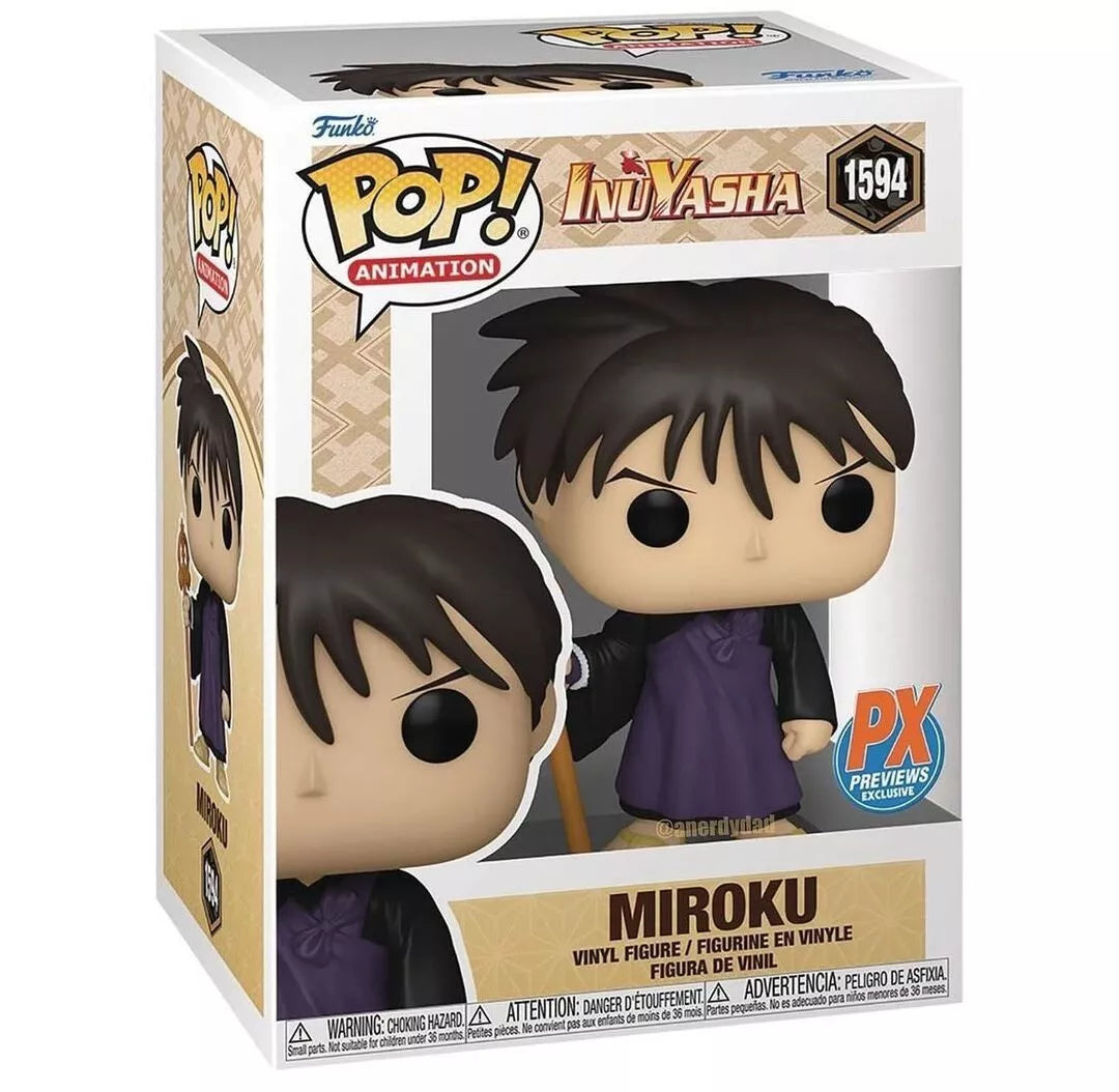 Funko Pop! Anime: InuYasha - Miroku 1594 - PX ExcluSIve