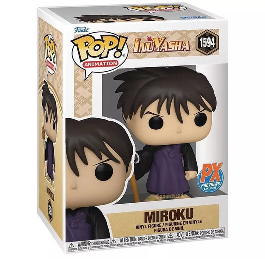 Funko Pop! Anime: InuYasha - Miroku 1594 - PX ExcluSIve