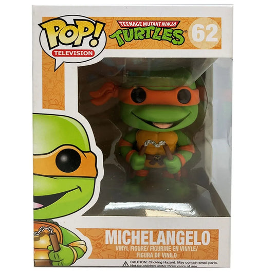 Funko Pop! Television: Teenage Mutant Ninja Turtles (Las Tortugas Ninjas) - Michelangelo 62 (Vaulted)