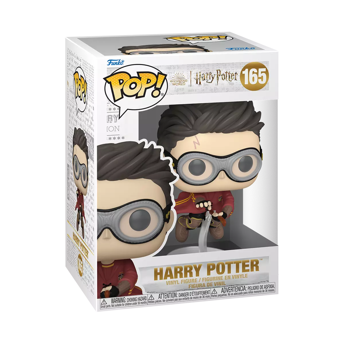 Funko Pop! Harry Potter: Harry Potter and the Prisoner of Azkaban - Harry Potter (with Broom Quidditch) 165