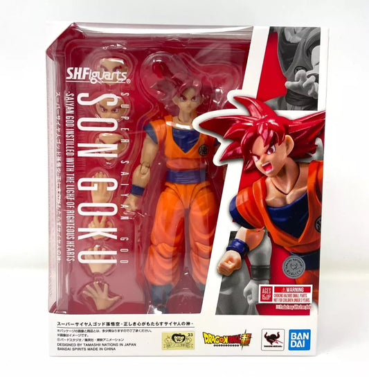 Bandai: S.H. FIguarts - Dragon Ball Super Super Saiyan God Son Goku Instilled with the Light of Righteous Hearts