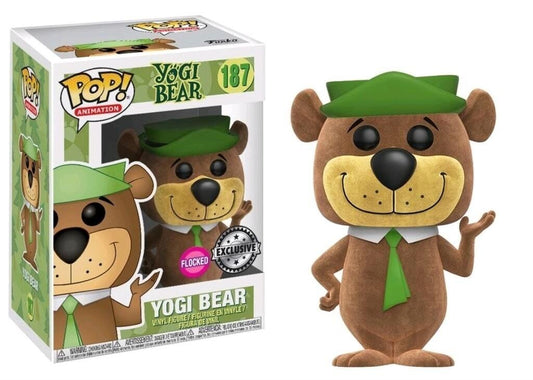 Funko Pop! Animados: Yogi Bear - Yogi Bear 187 - Gemini Collectibles (Flocked)(Vaulted)