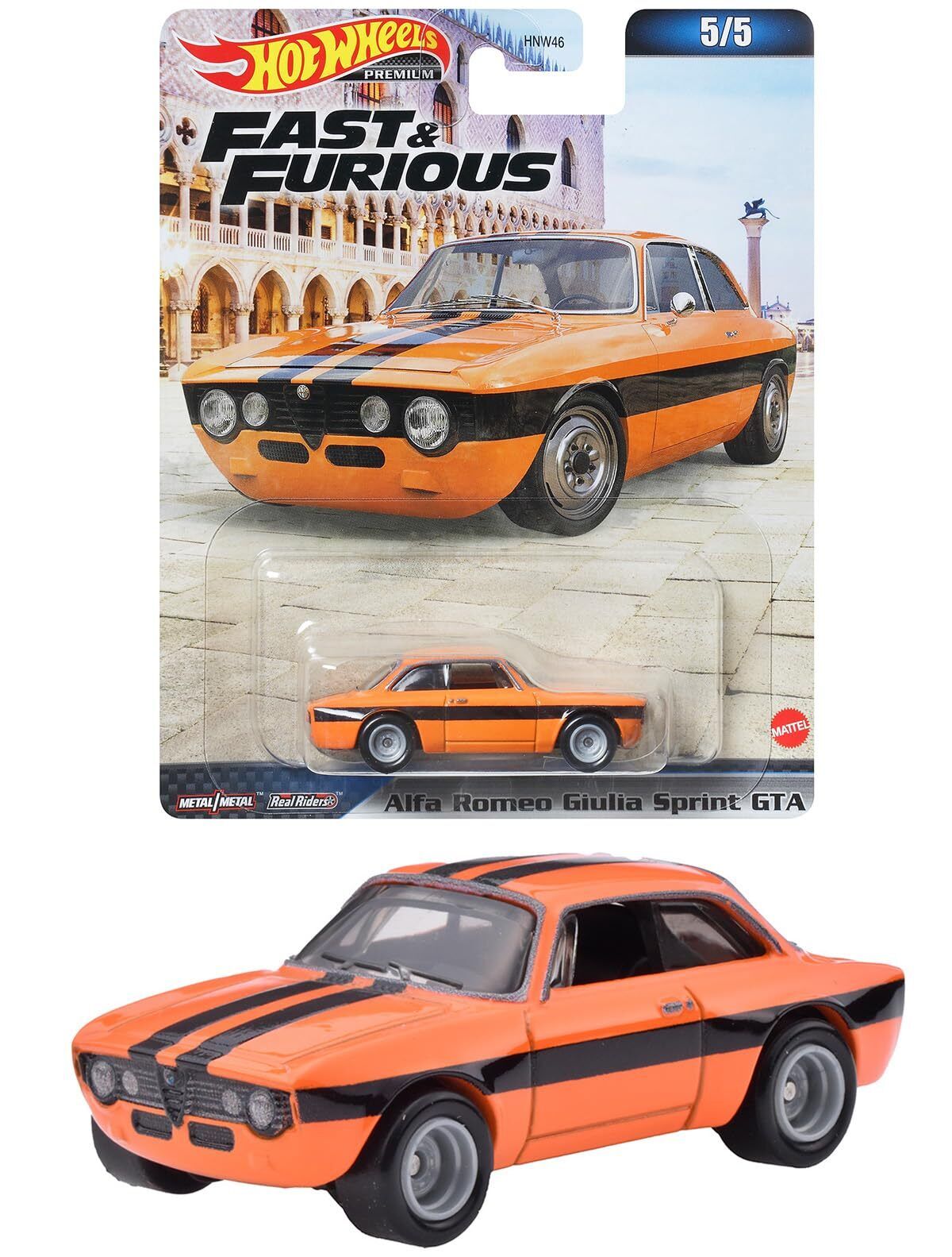 Hot Wheels: Premium | Fast and Furious - Alfa Romeo Giulia Sprint GTA 5/5