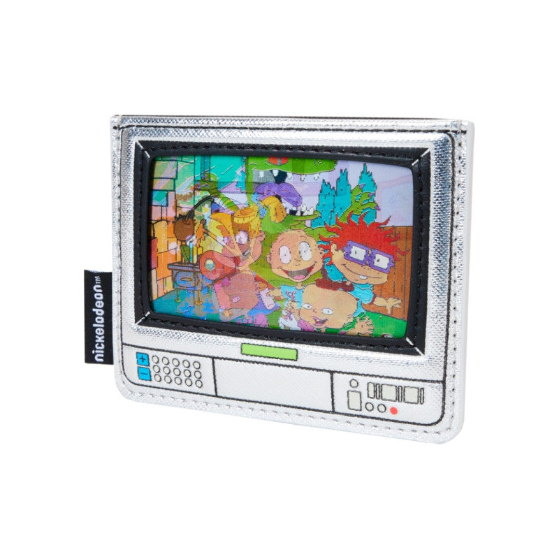 Loungefly: Nickelodeon Retro TV Triple Lenticular Cardholder (Billetera)