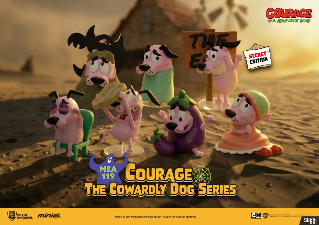 Beast Kingdom: Cartoon Network - Courage The Cowardly Dog - Blind Box (x unidad)