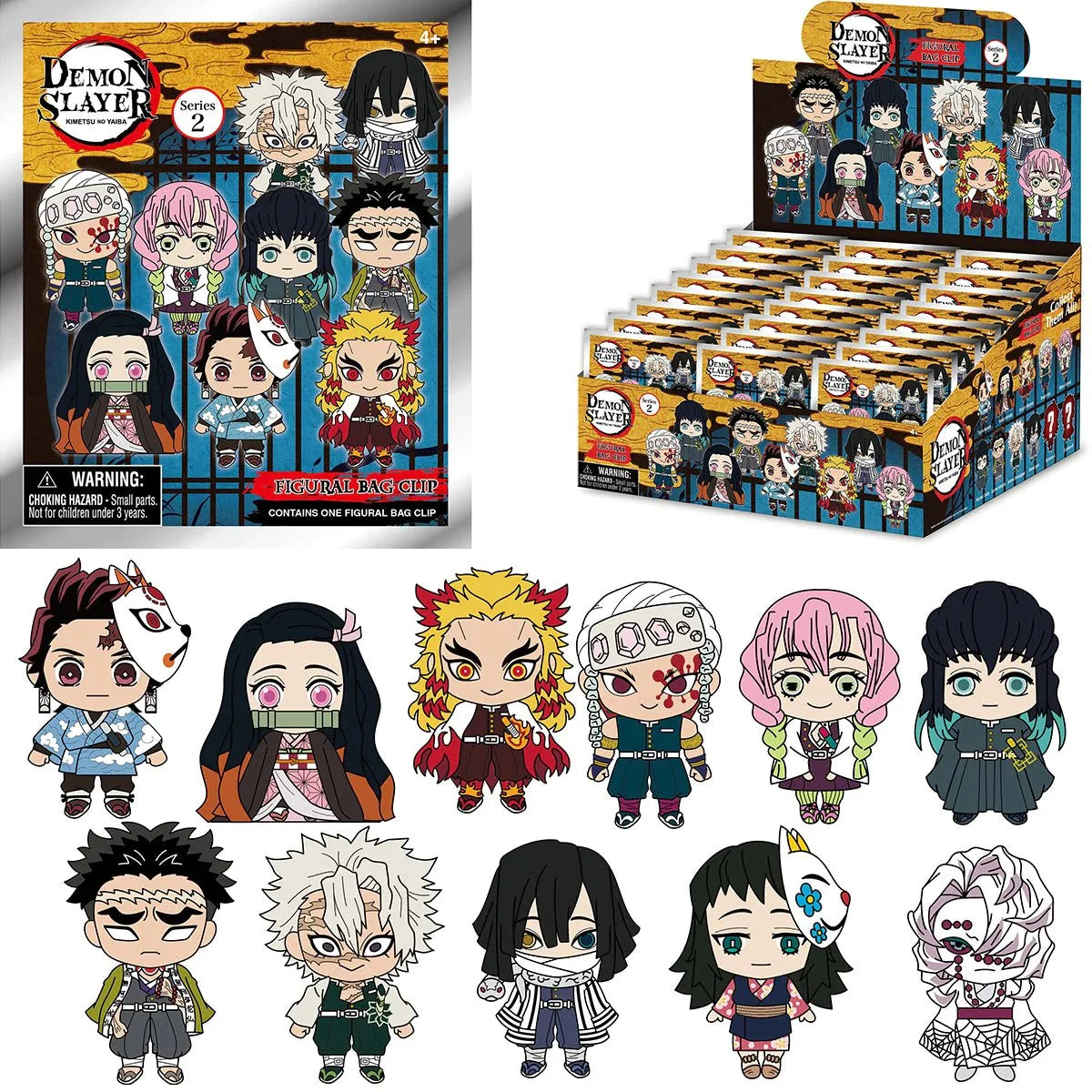 Monogram: Figural Bag Clip - Demon Slayer - Series 2 (1 unidad)