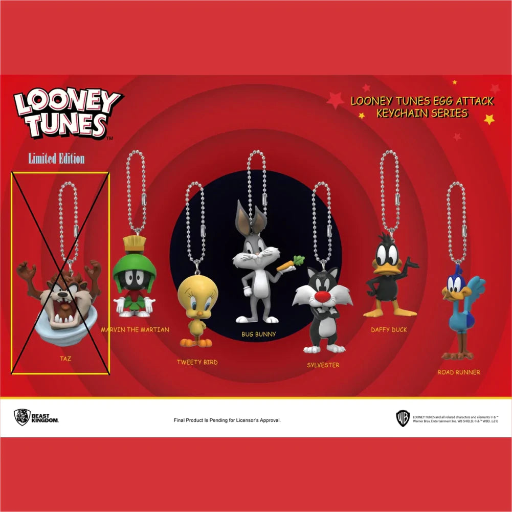 Beast Kingdom: Llavero Looney Tunes Egg Attack Keychain Series