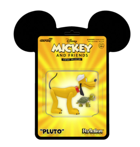 Super 7: Disney Mickey and Friends Vintage Collection Pluto 3 3/4-Inch ReAction Figure