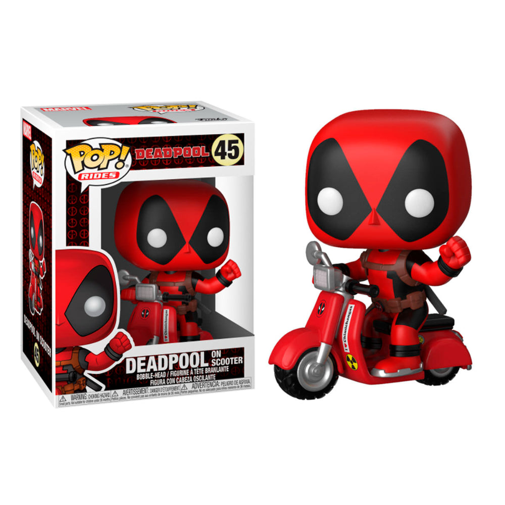 Funko Pop! Marvel: Deadpool - Deadpool on Scooter 48 (Ride)