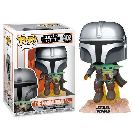 Funko Pop! Star Wars: The Mandalorian - The Mandalorian with The Child 402