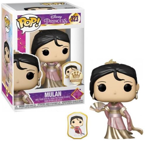 Funko Pop! Disney: Ultimate Princess - Mulan 323 (w/ pin) - Funko Shop Exclusive