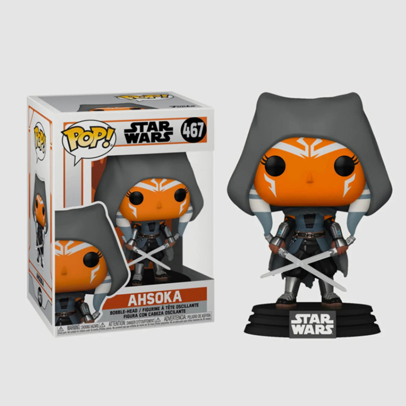 Funko Pop! Star Wars: The Mandalorian - Ahsoka 467 - Amazon Exclusive (No Sticker)