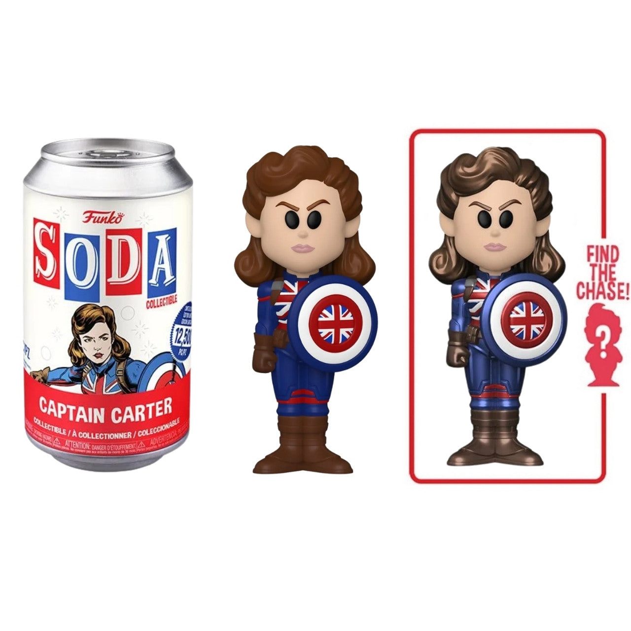 Funko Vinyl Soda! Marvel - Capitana Carter