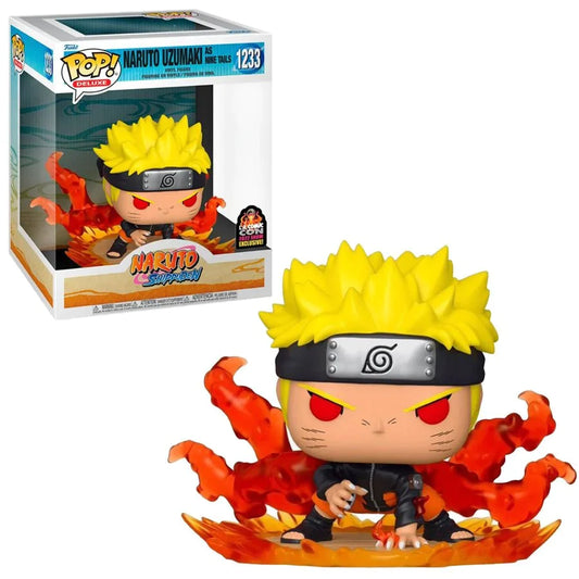 Funko Pop! Anime: Naruto Shippuden - Naruto Uzumaki as Nine Tails 1233 (Deluxe) - L.A Comic Con 2022