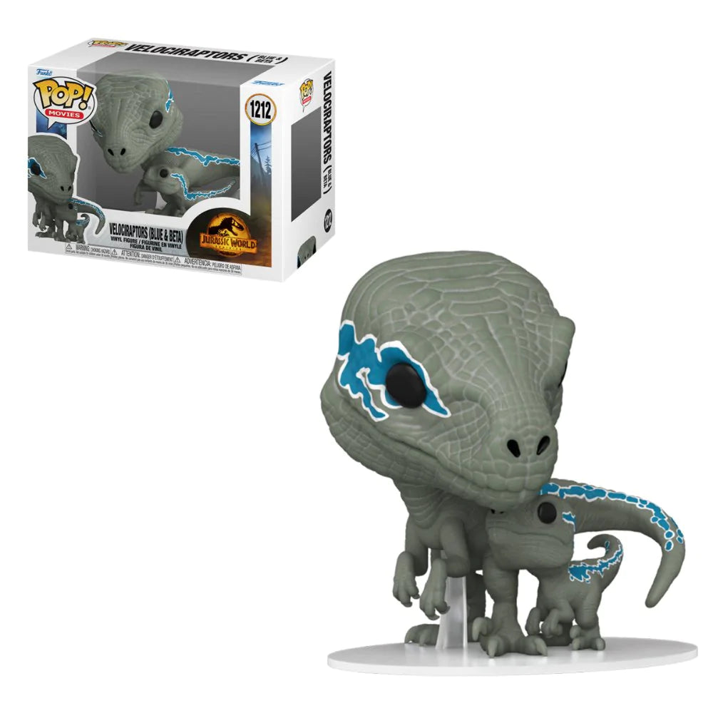 Funko Pop! Movies: Jurassic World: Dominion - Velociraptors (Blue & Beta) 1212