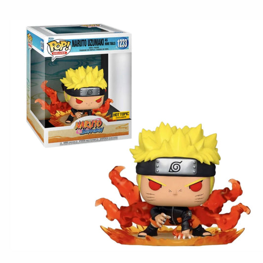 Funko Pop! Anime: Naruto Shippuden - Naruto Uzumaki as Nine Tails 1233 (Deluxe) - Hot Topic Exclusive