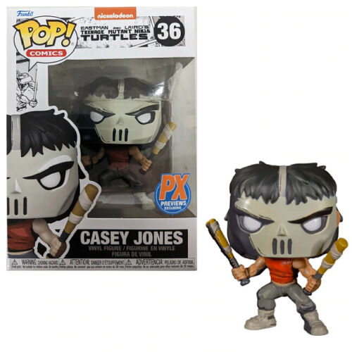 Funko Pop! Comics: Teenage Mutant Ninja Turtles (Tortugas Ninja) - Casey Jones 36 - PX Preview Exclusive